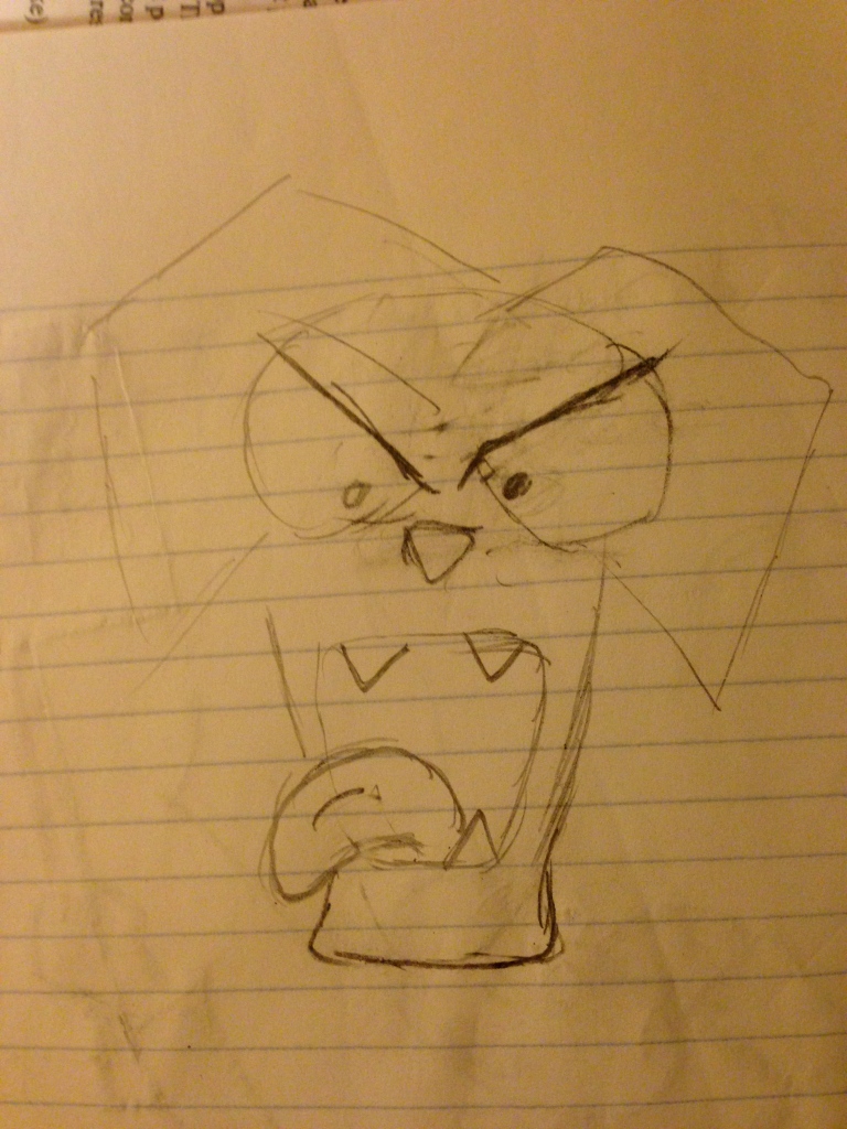 angry monster